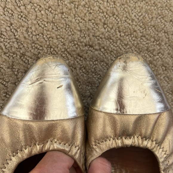 Prada gold flats - Picture 6 of 8